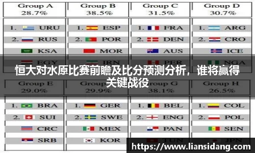 恒大对水原比赛前瞻及比分预测分析，谁将赢得关键战役