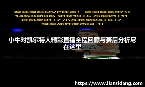 小牛对凯尔特人精彩直播全程回顾与赛后分析尽在这里