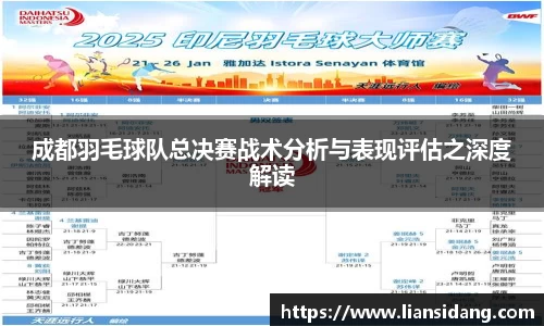 成都羽毛球队总决赛战术分析与表现评估之深度解读