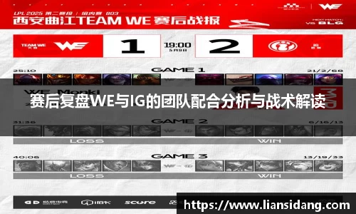 赛后复盘WE与IG的团队配合分析与战术解读
