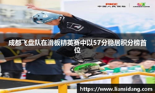 成都飞盘队在滑板精英赛中以57分稳居积分榜首位